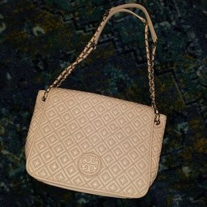 Tory Burch Quilted Blush Purse
